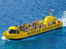 Bootsausflug mit dem Semi-U-Boot Royal Sea Scope 41, Glasbodenboot